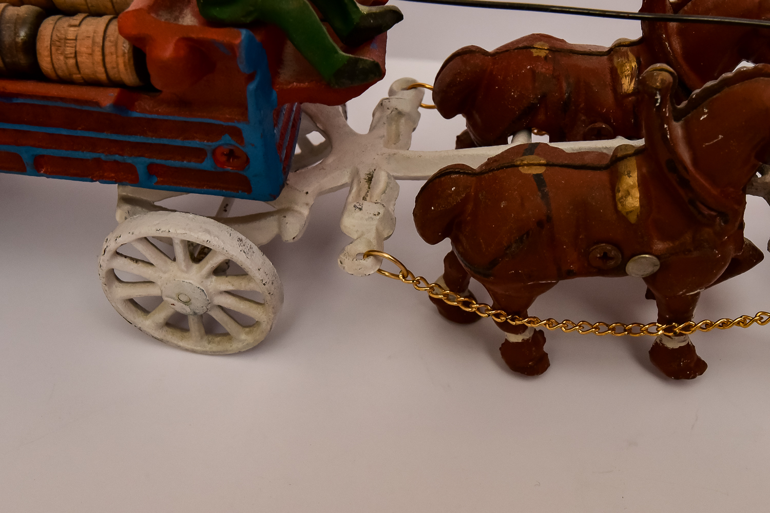 Vintage Cast Iron Beer Wagon