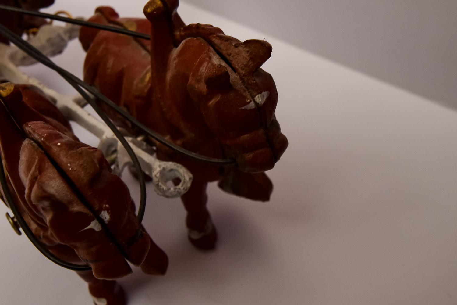 Vintage Cast Iron Beer Wagon