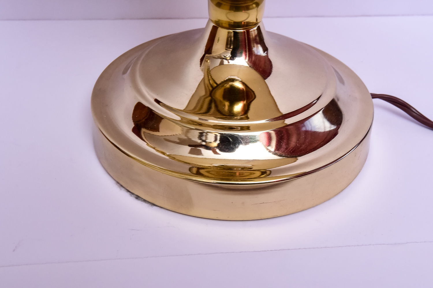 Brass Tone Desk Lamp