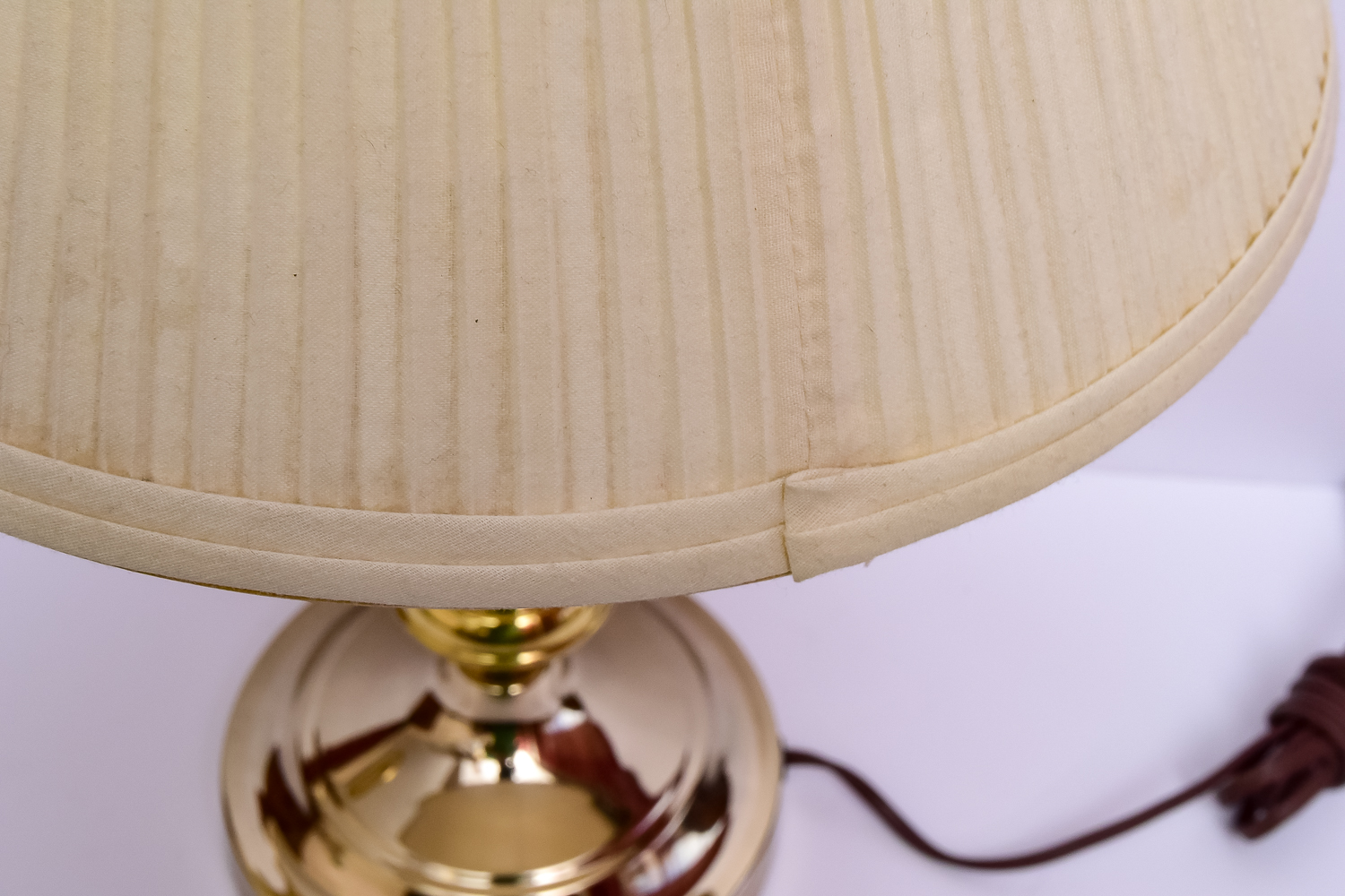Brass Tone Desk Lamp