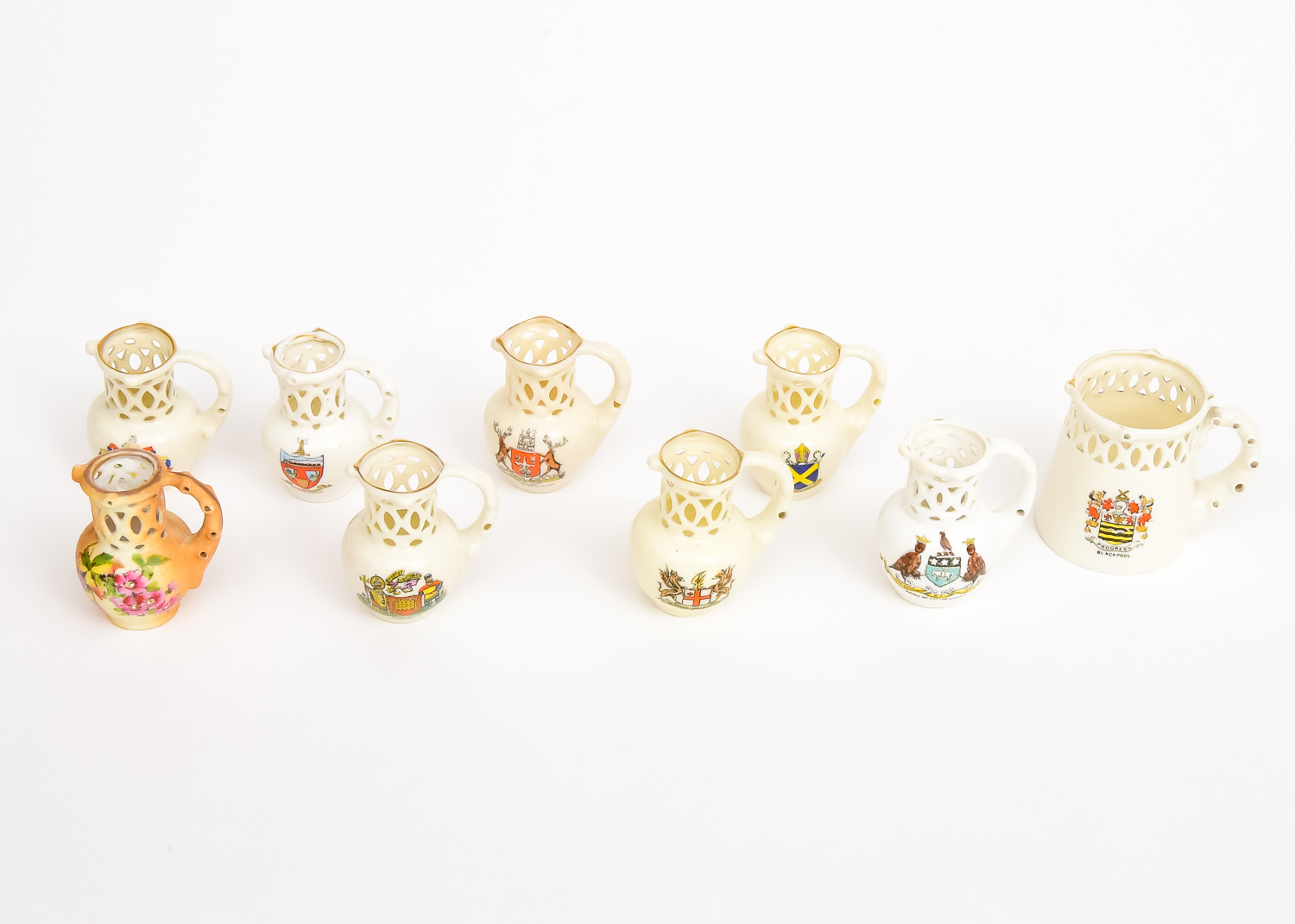 Collection of Minature Puzzle Jugs