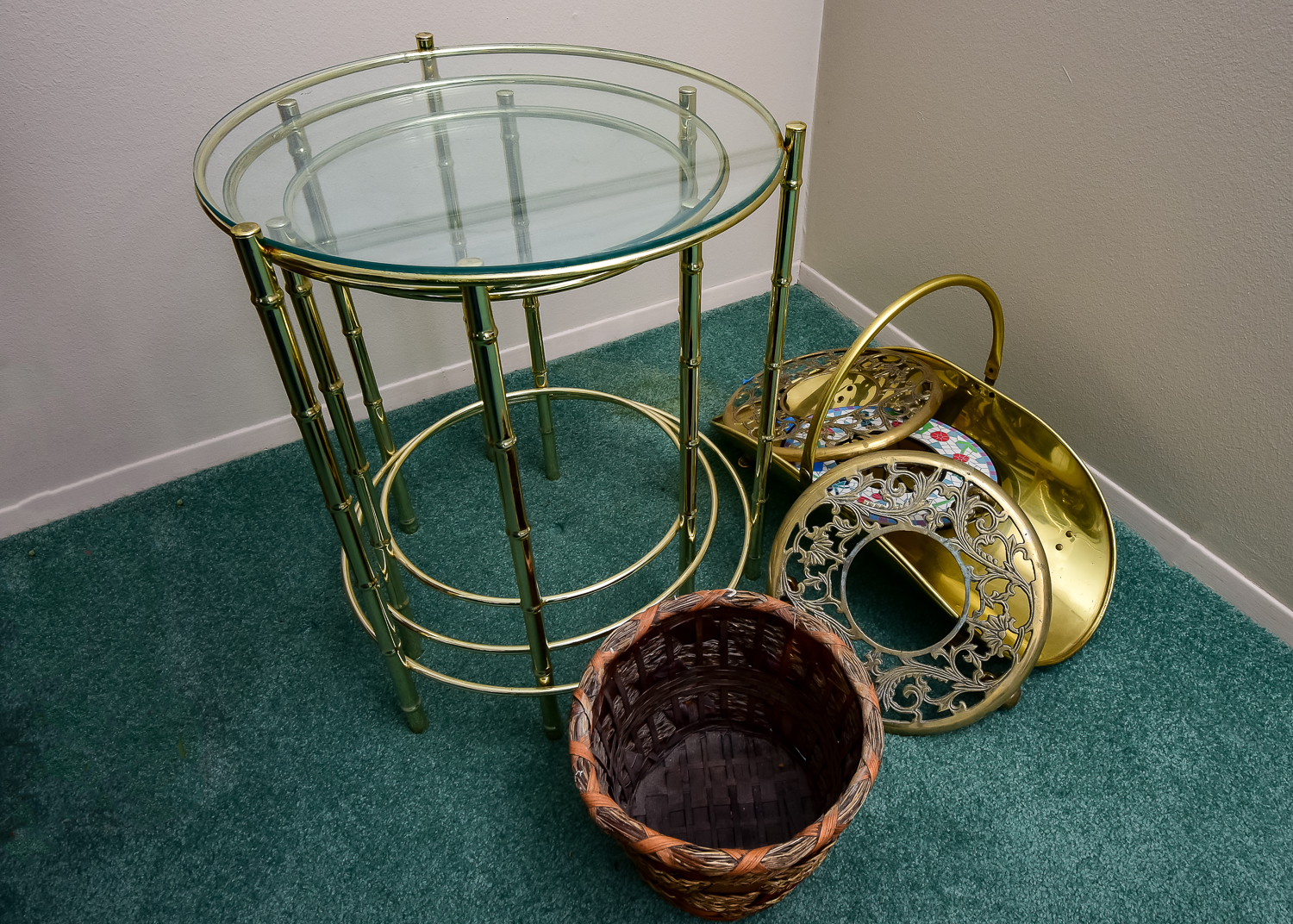 Nesting Tables and Decor