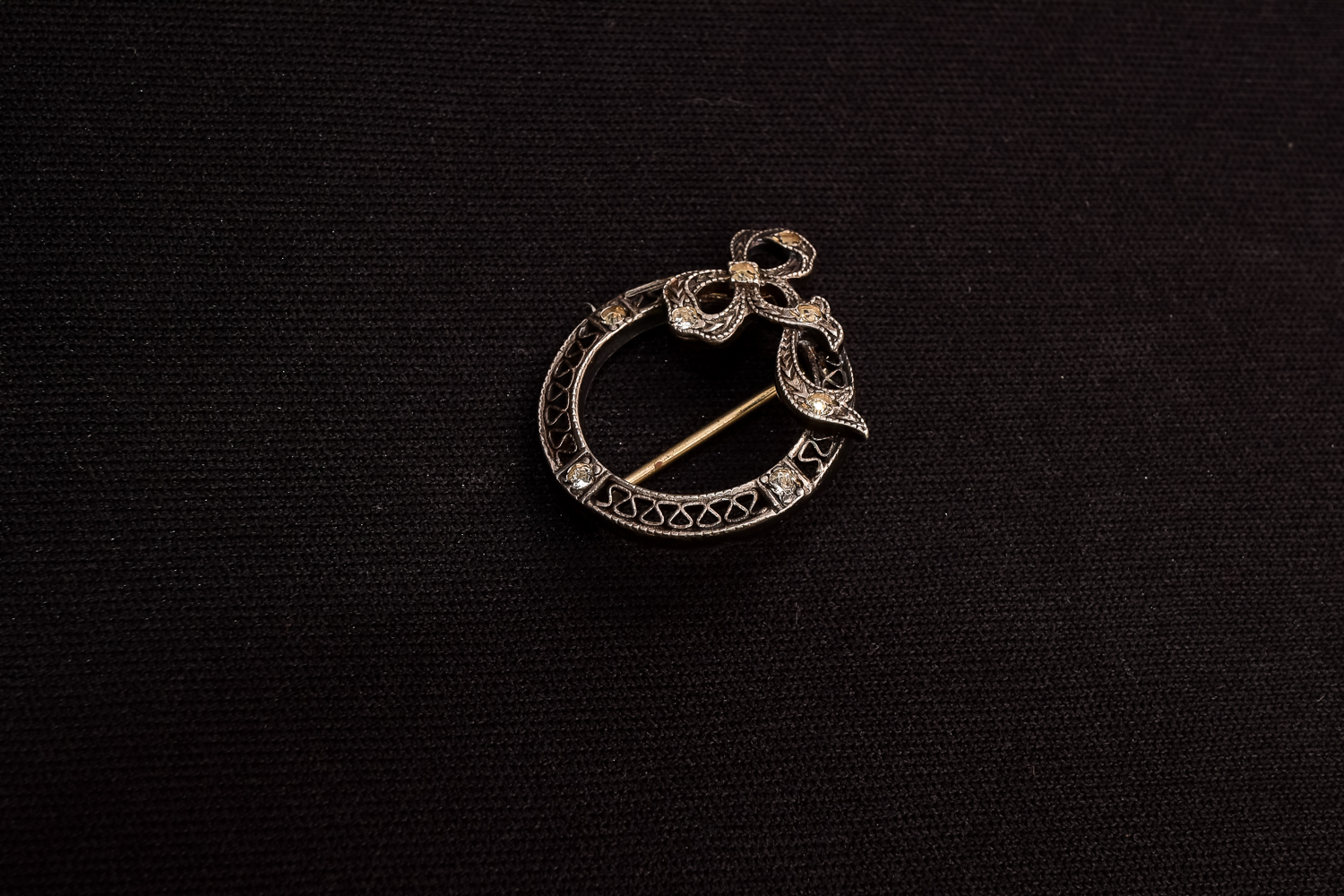 Vintage Silver Pin Duo