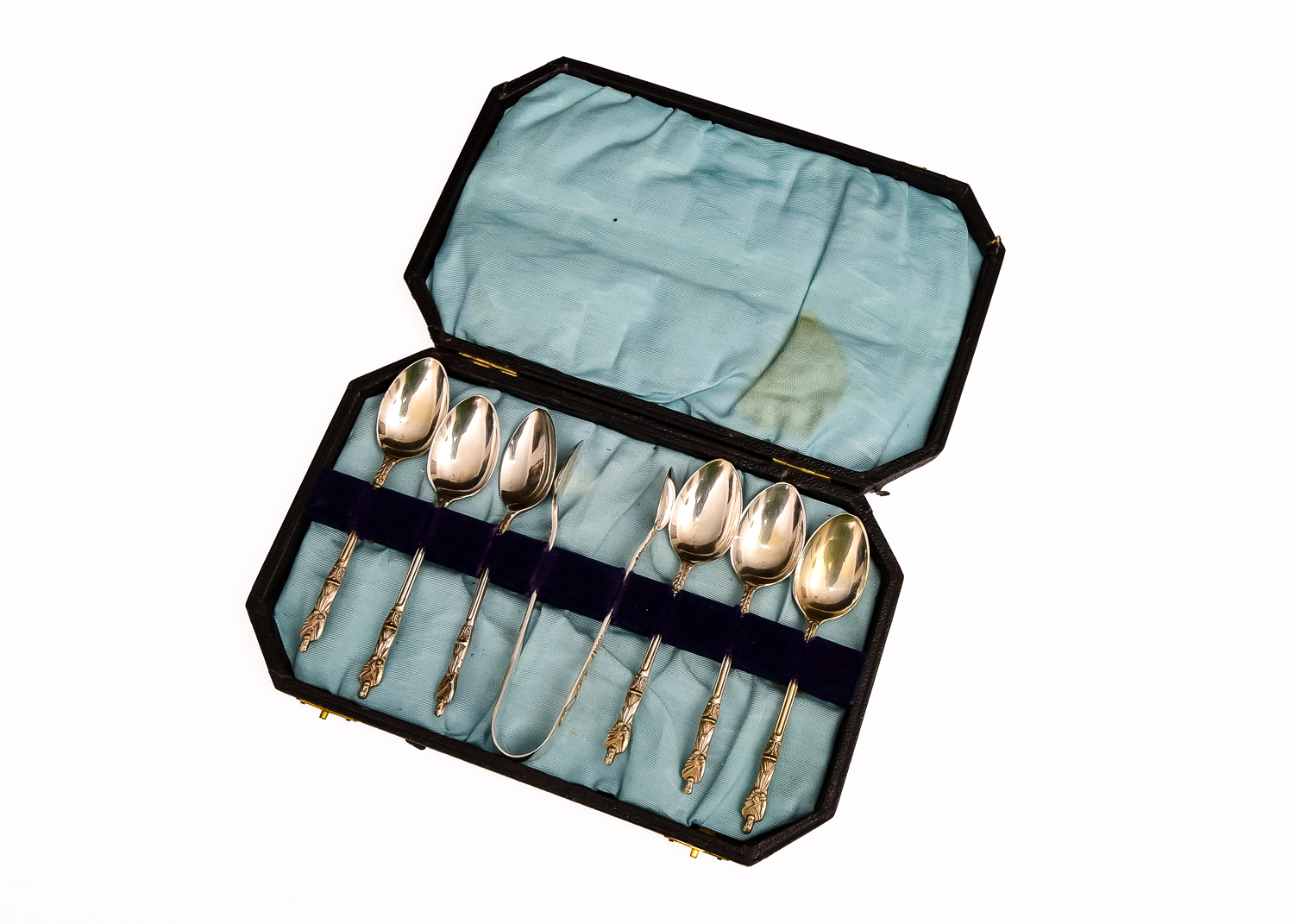 EPNS Spoons and Tong Set