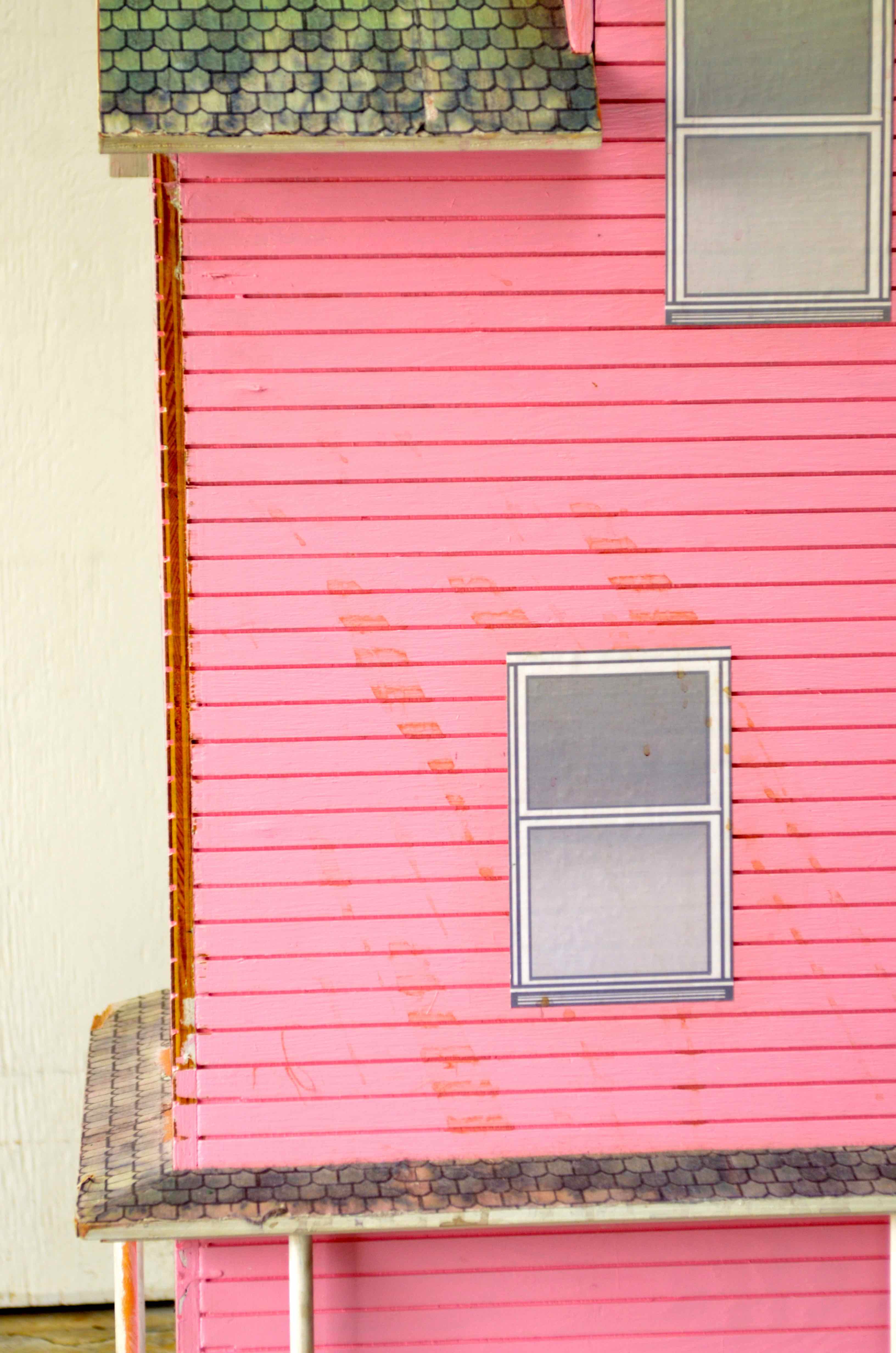 Vintage Wooden Dollhouse