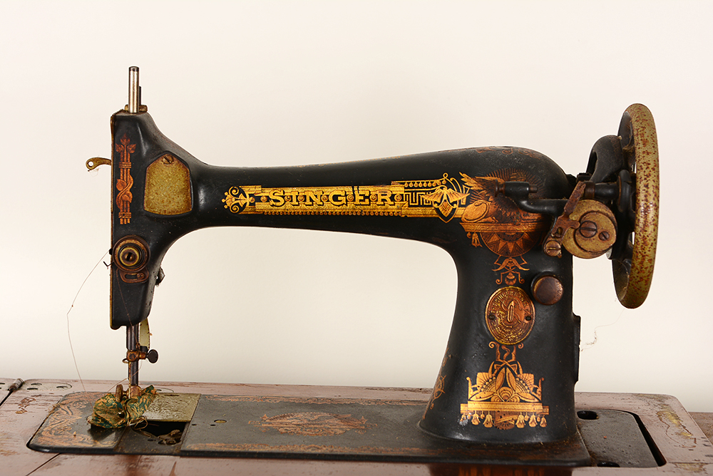 Sewing Table and Machine