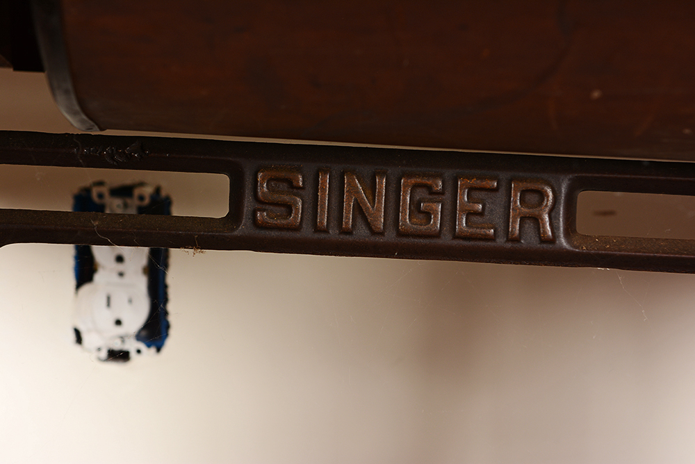 Sewing Table and Machine