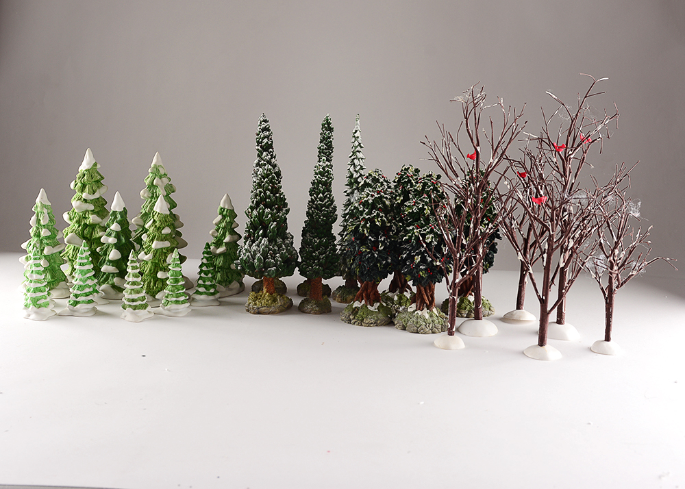 Miniature Porcelain Trees