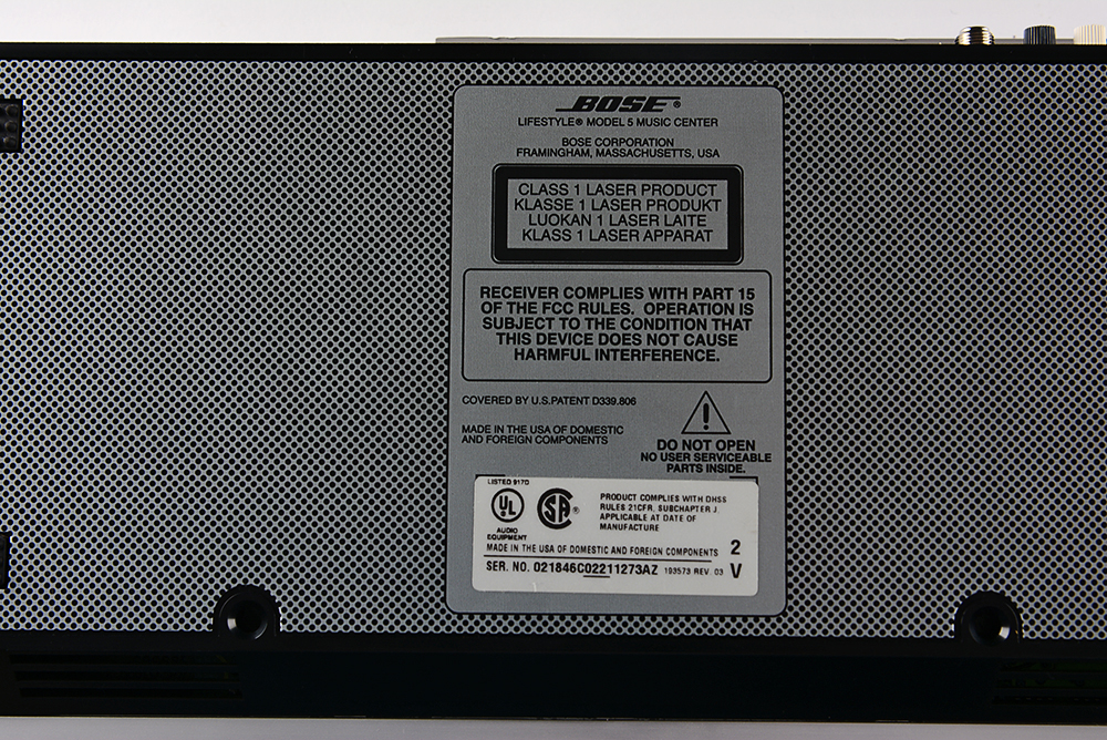 Bose Lifestyle Music System with Subwoofer