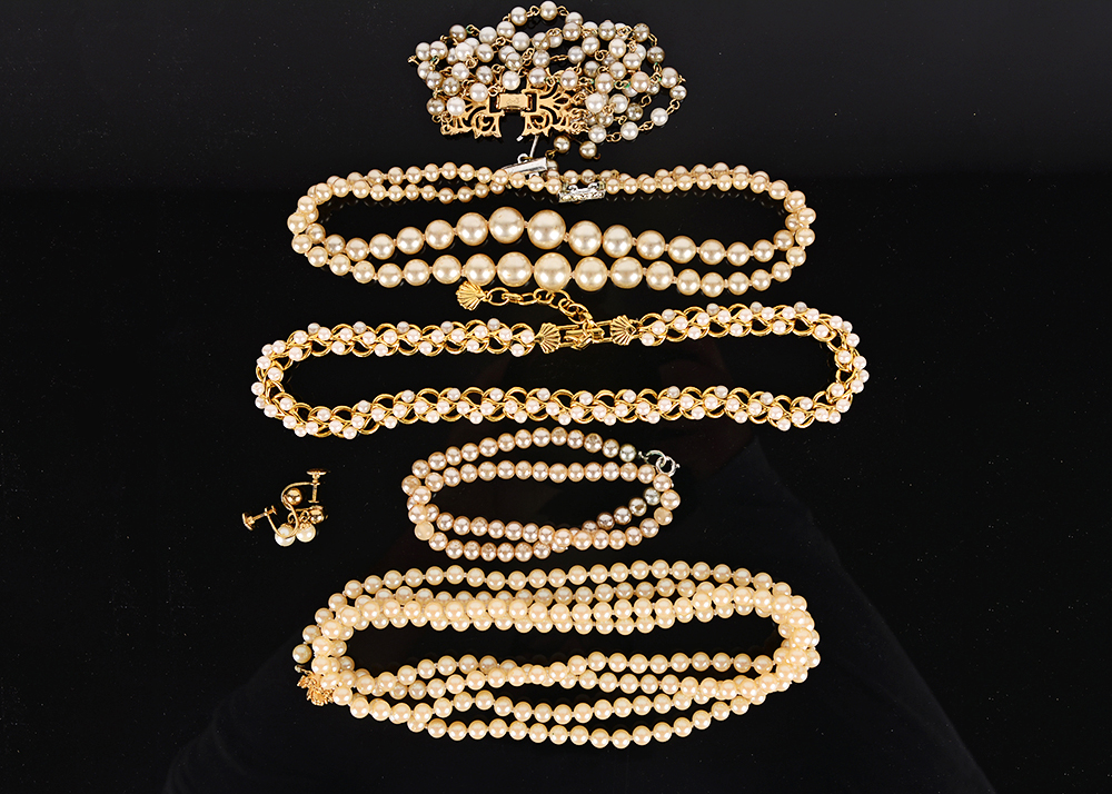 Coro and Other Faux Pearl Jewelry