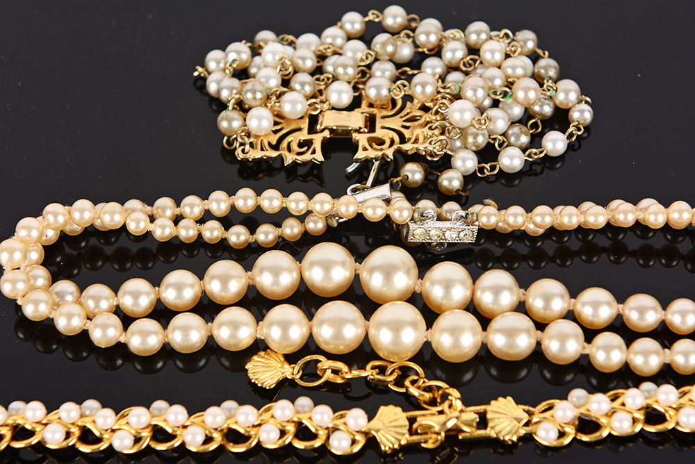 Coro and Other Faux Pearl Jewelry