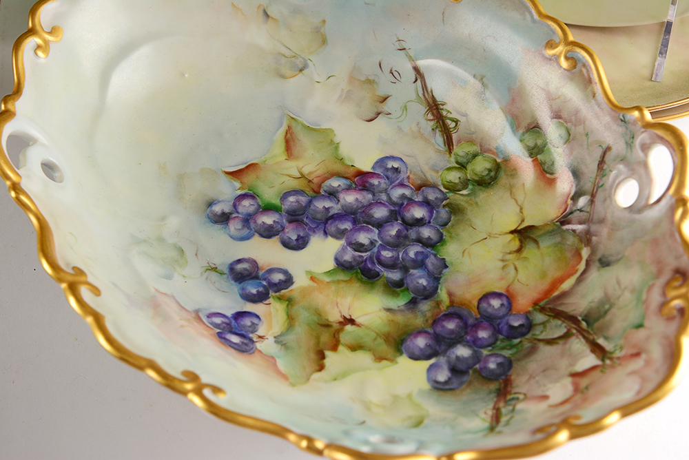 Green Floral Porcelain