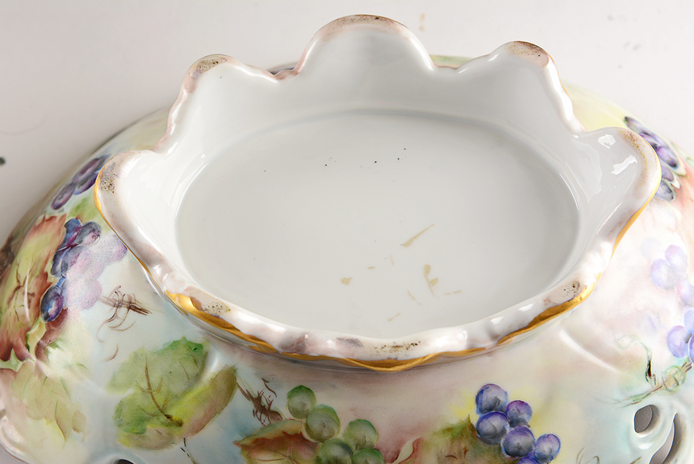 Green Floral Porcelain