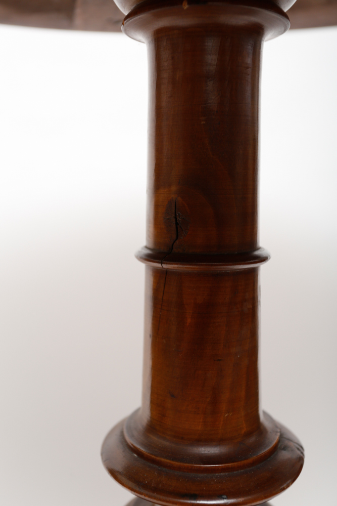 Walnut and Maple Oval Top Table