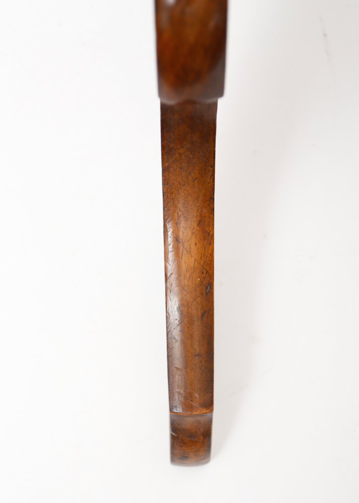 Walnut and Maple Oval Top Table