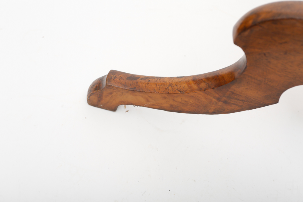 Walnut and Maple Oval Top Table