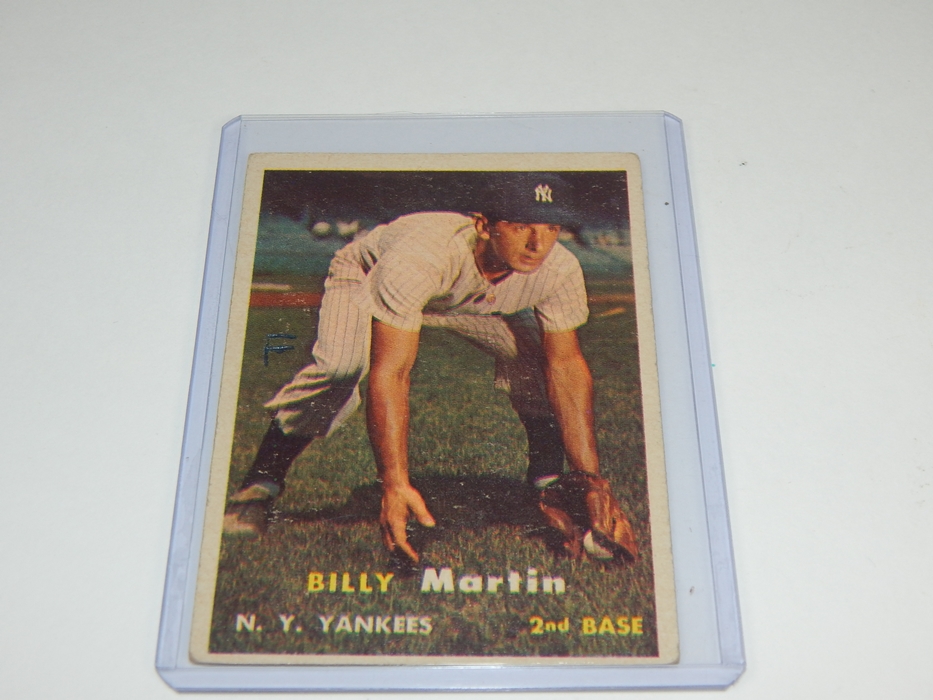 Trio of 1950's New York Yankees Topps Baseball Cards