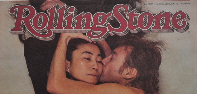 1981 Rolling Stone with John Lennon and Yoko Ono Cover