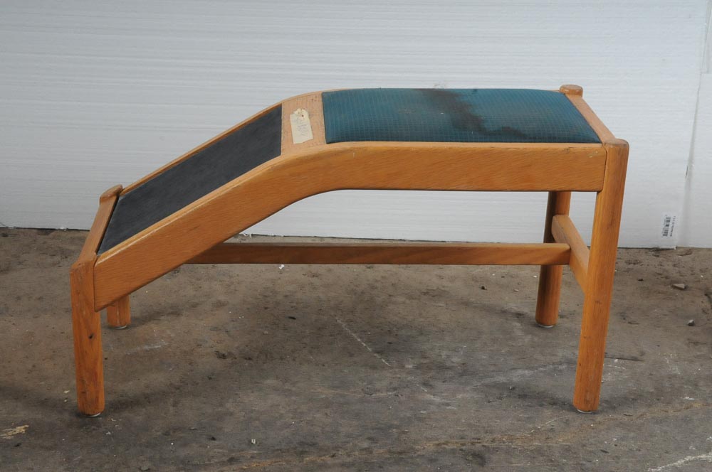 Vintage Shoe Shining Kit and Stand