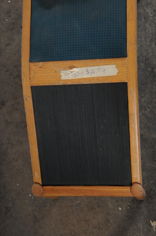 Vintage Shoe Shining Kit and Stand