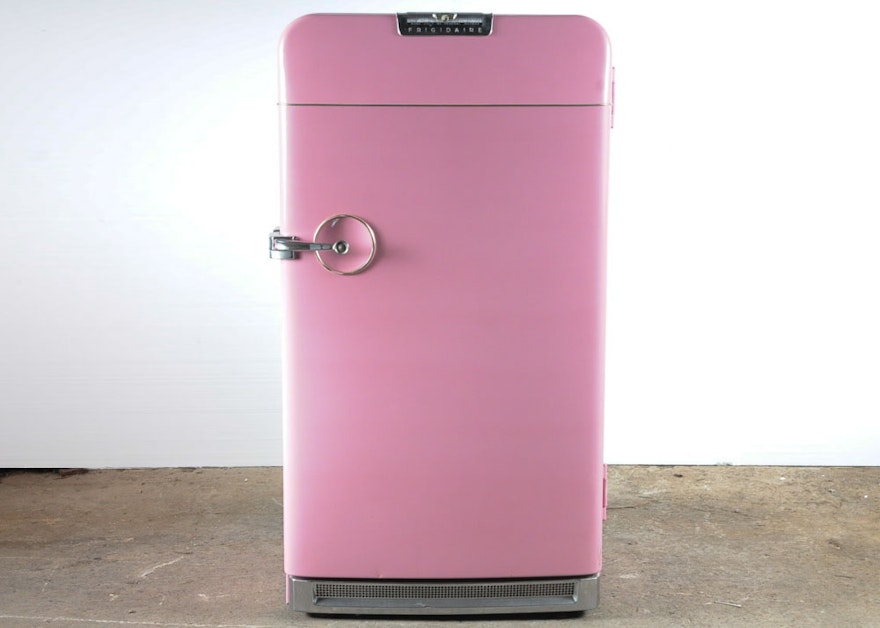 1949 Pink Frigidaire Refrigerator