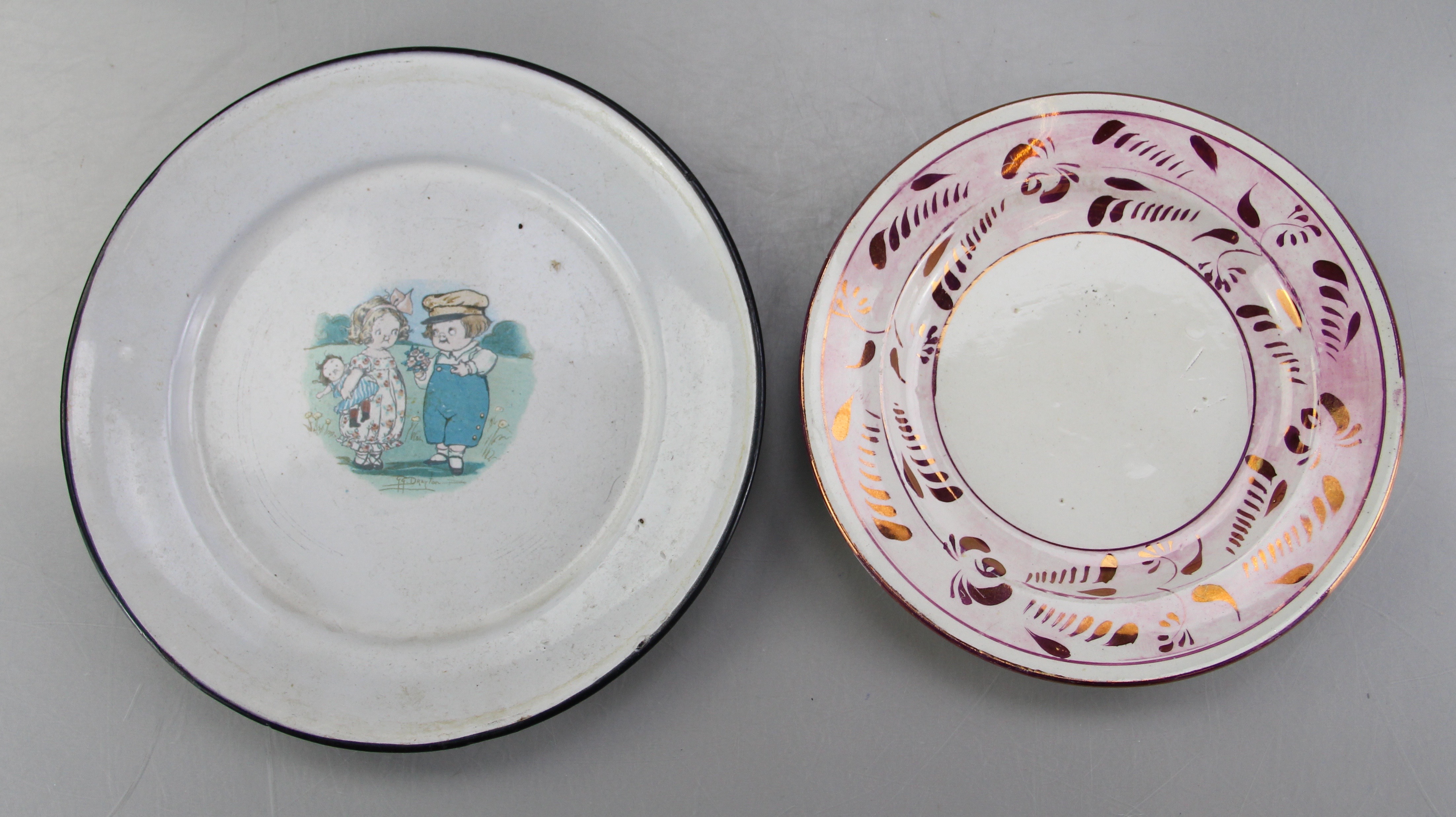 Antique Haviland Platter, Vintage Lusterware, Other Items