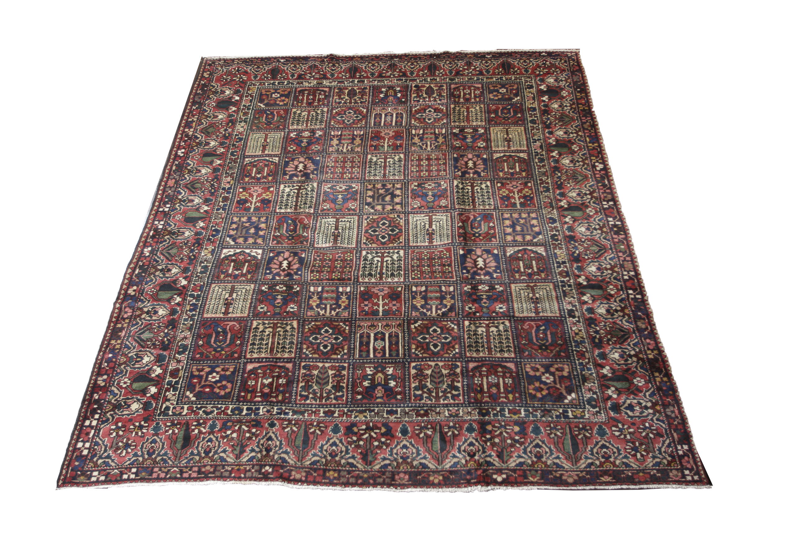 Hand-Knotted Persian Bakhtiar Area Rug
