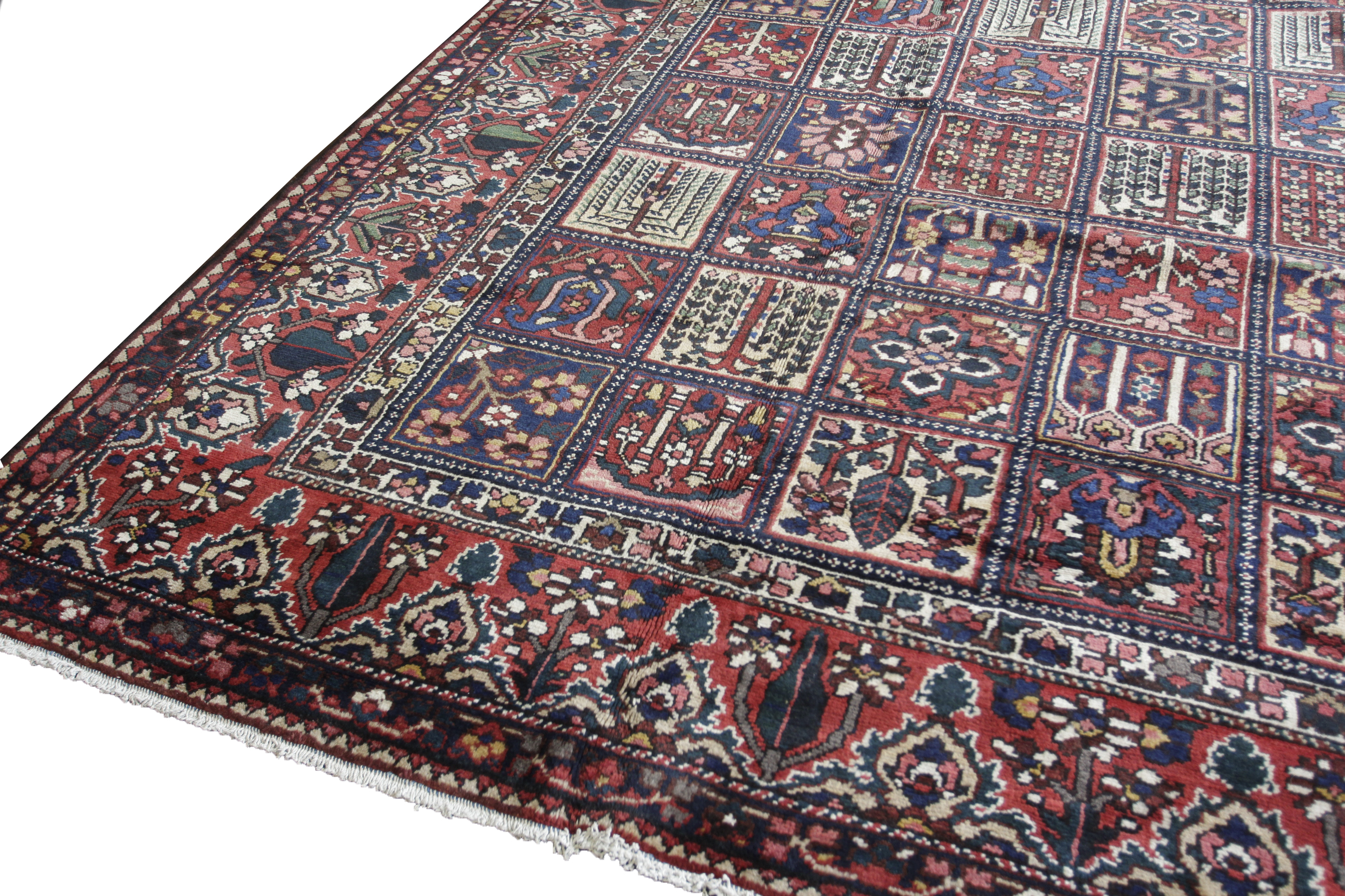 Hand-Knotted Persian Bakhtiar Area Rug