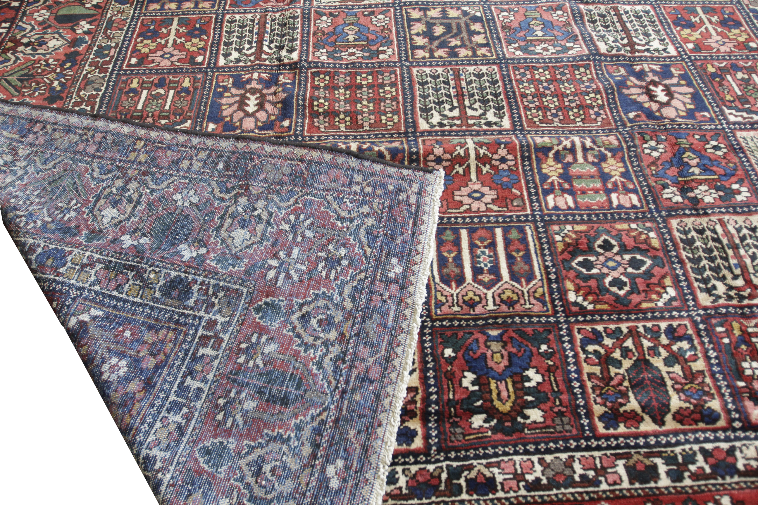 Hand-Knotted Persian Bakhtiar Area Rug