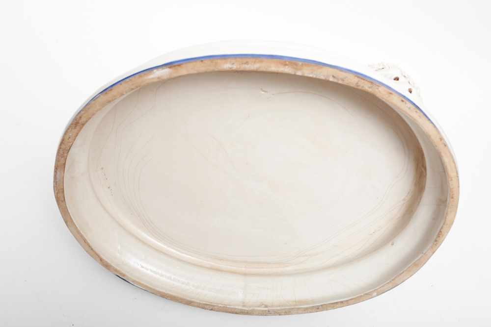 Monumental Staffordshire Style English Ironstone Lions