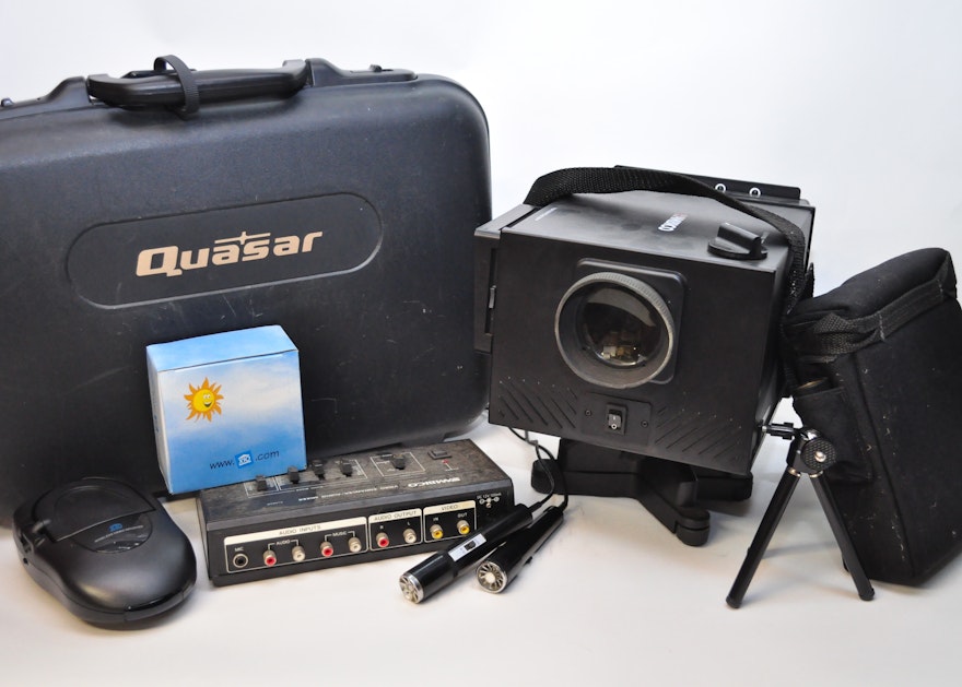 Quasar VHS Camcorder and Accessories