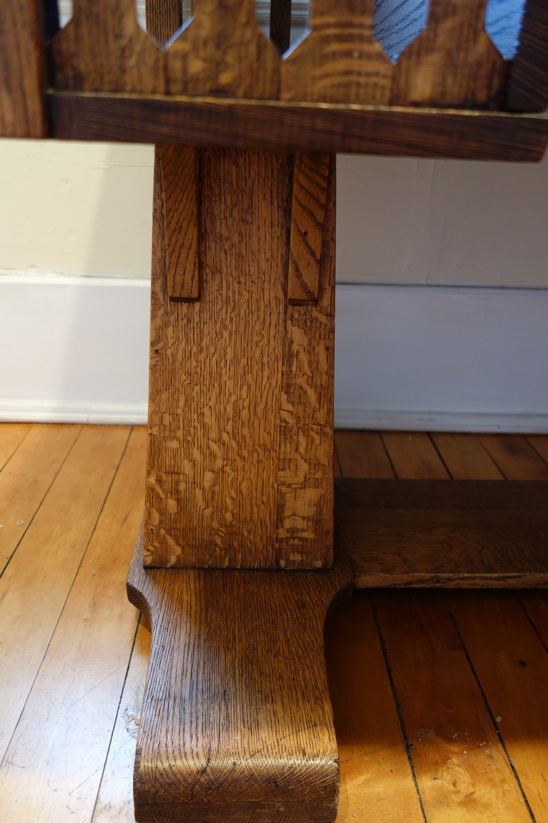Vintage Mission Quarter Sawn Oak Desk