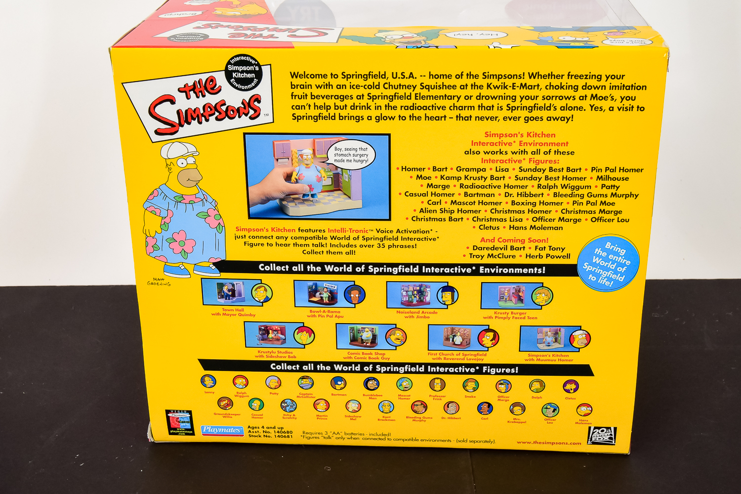 Assortment of Simpson Toys