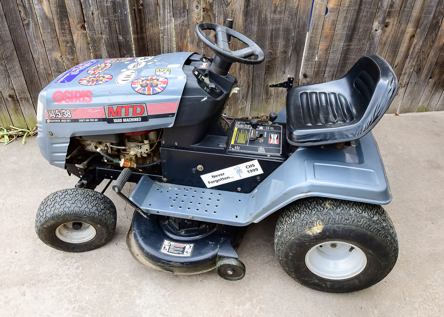 Osiris MTD Yard Machine Mower EBTH