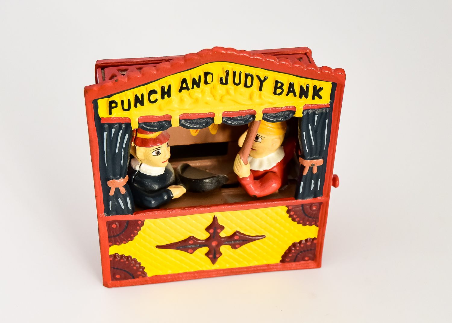Punch and Judy Cast Iron Bank
