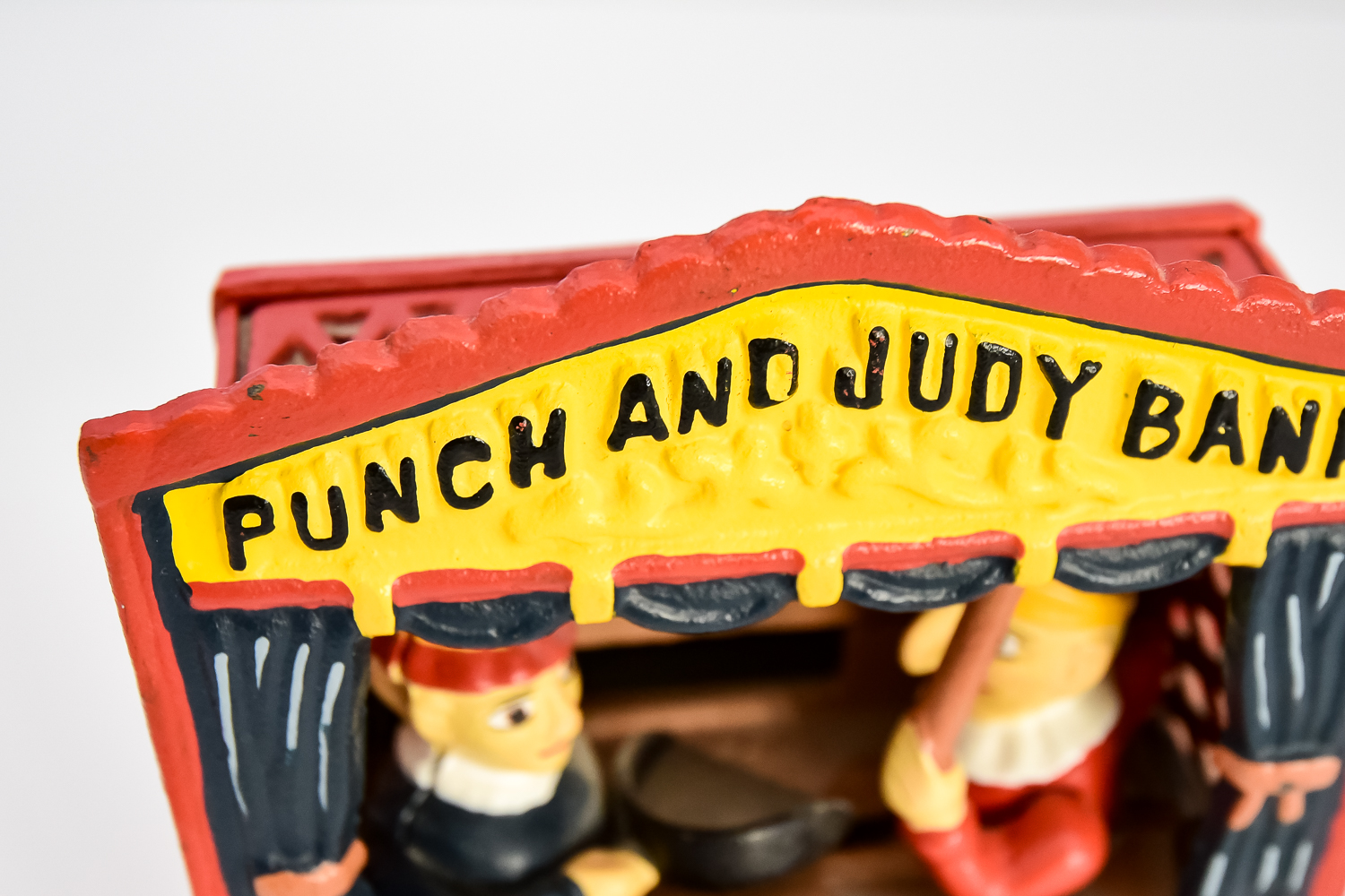 Punch and Judy Cast Iron Bank