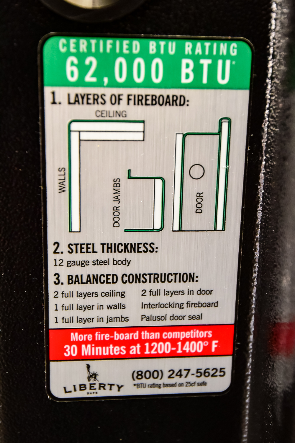 Liberty Heavy Duty Gun Fire Safe