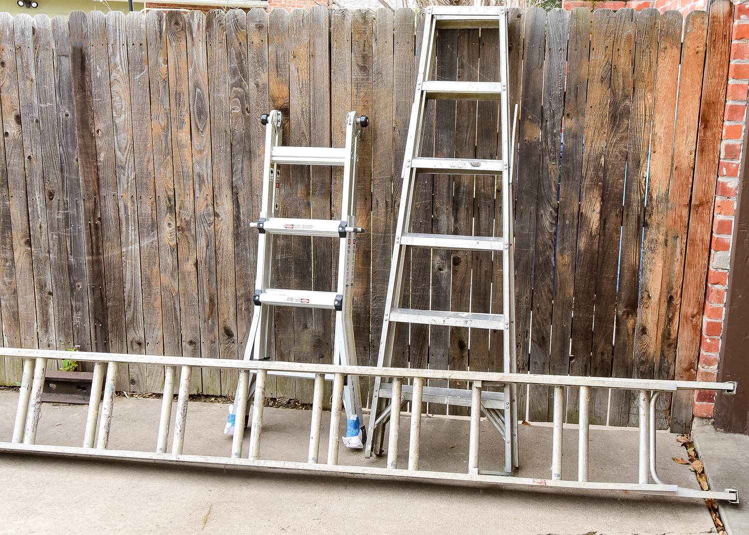 Aluminum Ladder Trio