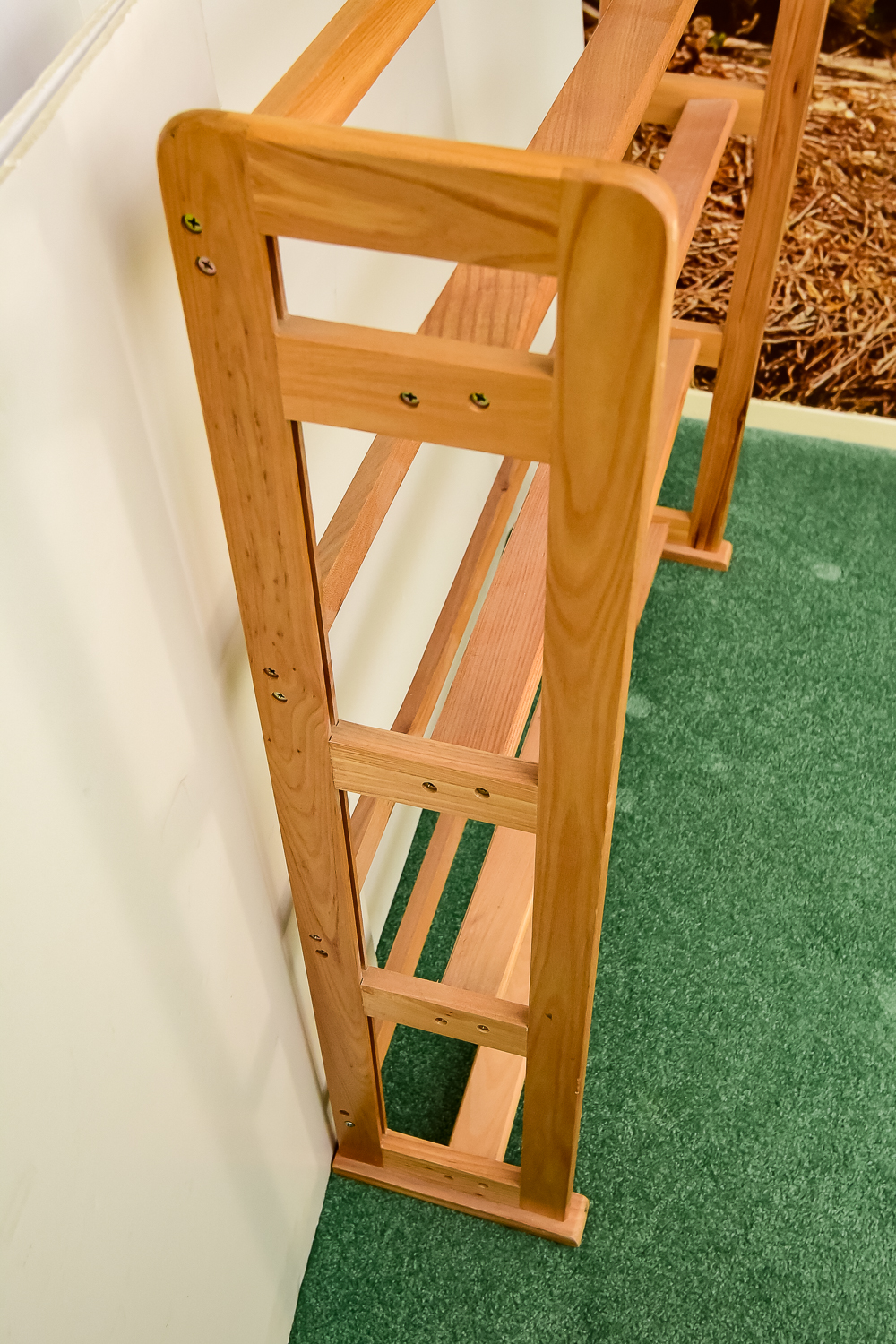 Country Chair and Shoe Rack