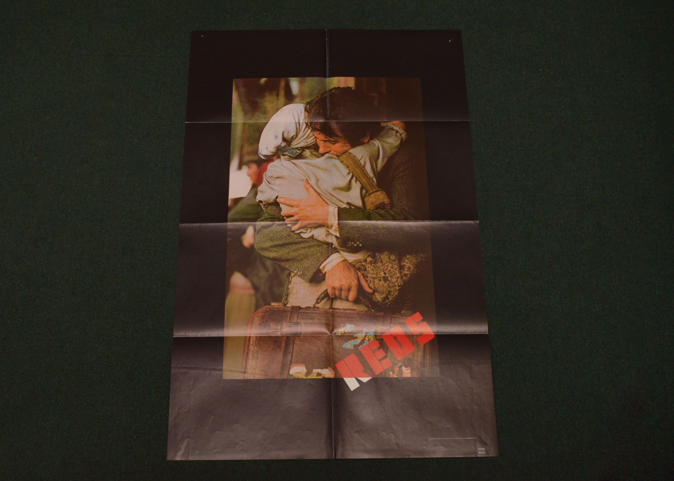 Authentic Theatrical Release of 1981 "Reds" Movie Poster