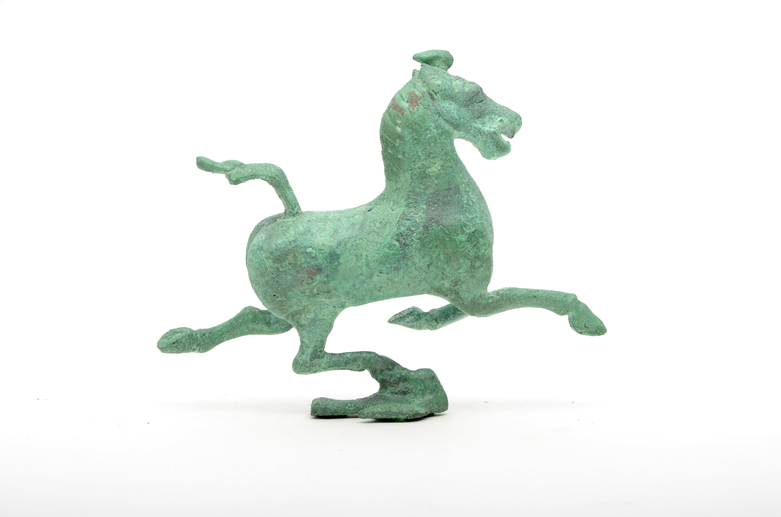 Galloping Bronze Horse Replica
