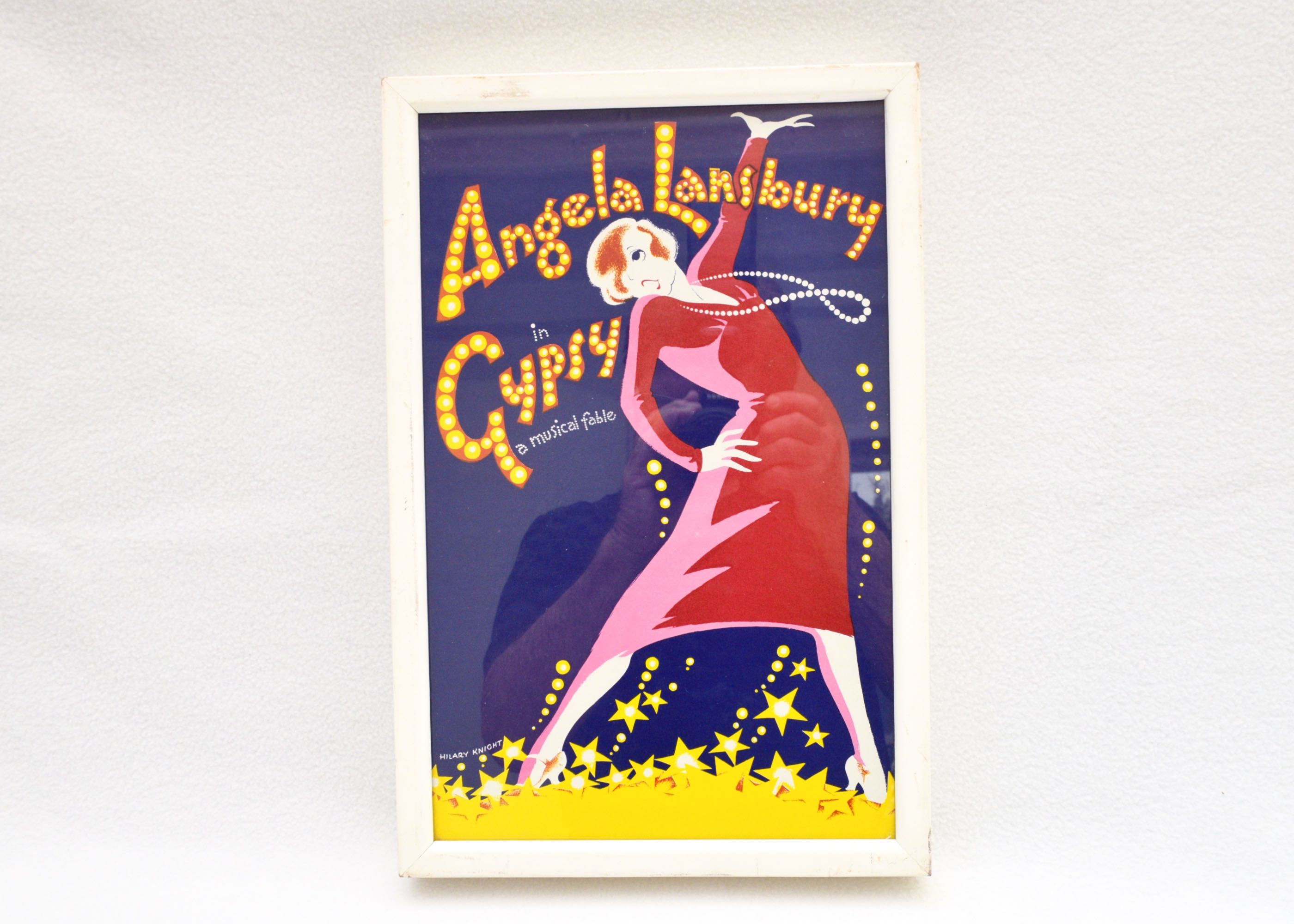 Framed Theater Poster - Angela Lansbury in Gypsy