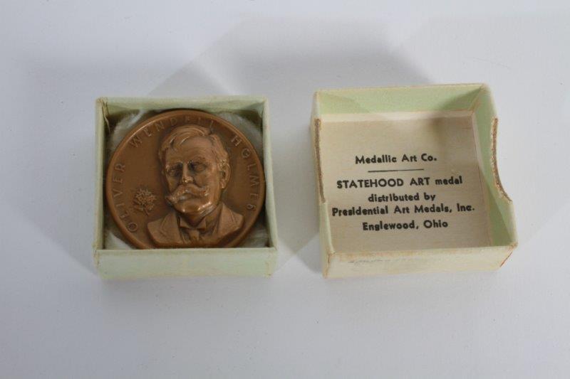 Oliver Wendell Holmes Bronze Circulated Medal