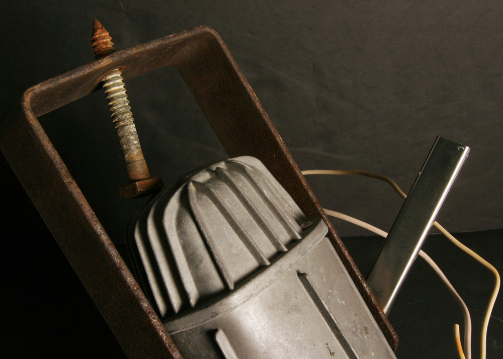 Pair of Vintage Steber Salvaged Outdoor Light Fixtures