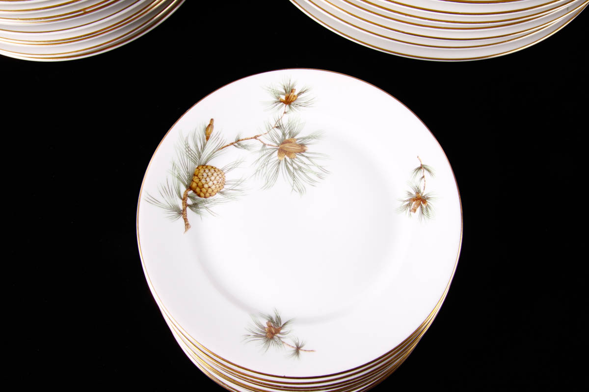 Vintage Rosenthal China Aida "Pine Needles" China Place Settings