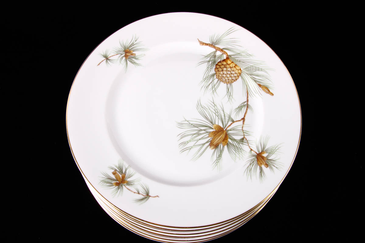 Vintage Rosenthal China Aida "Pine Needles" China Place Settings