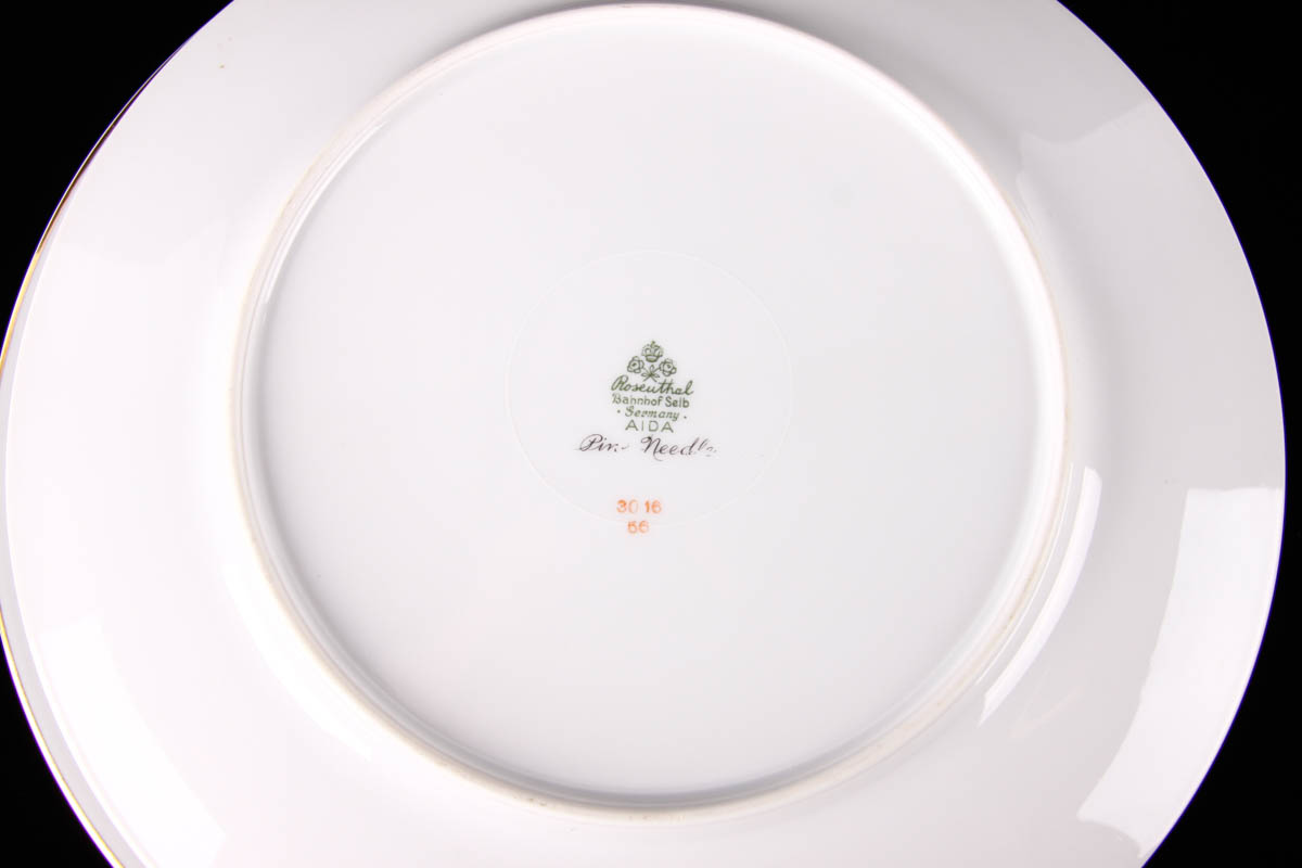 Vintage Rosenthal China Aida "Pine Needles" China Place Settings