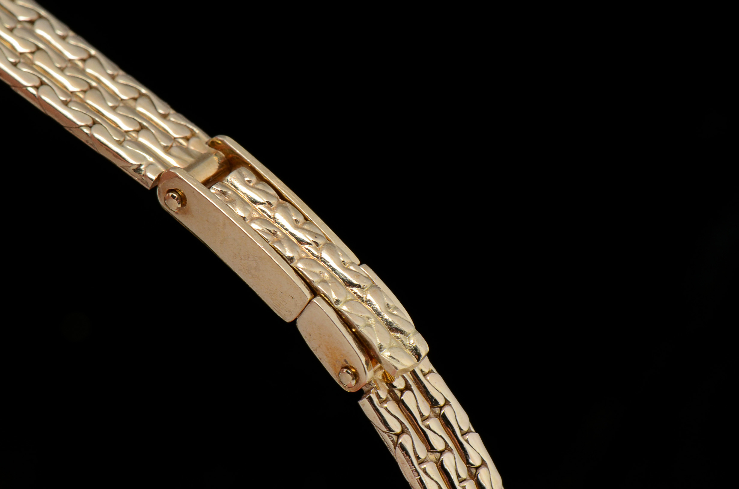 Women's Vicence 18K Yellow Gold Quartz Watch Bracelet