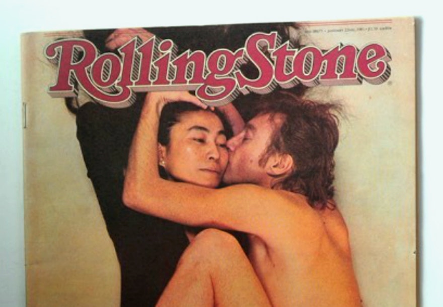 1981 Rolling Stone with John Lennon and Yoko Ono Cover