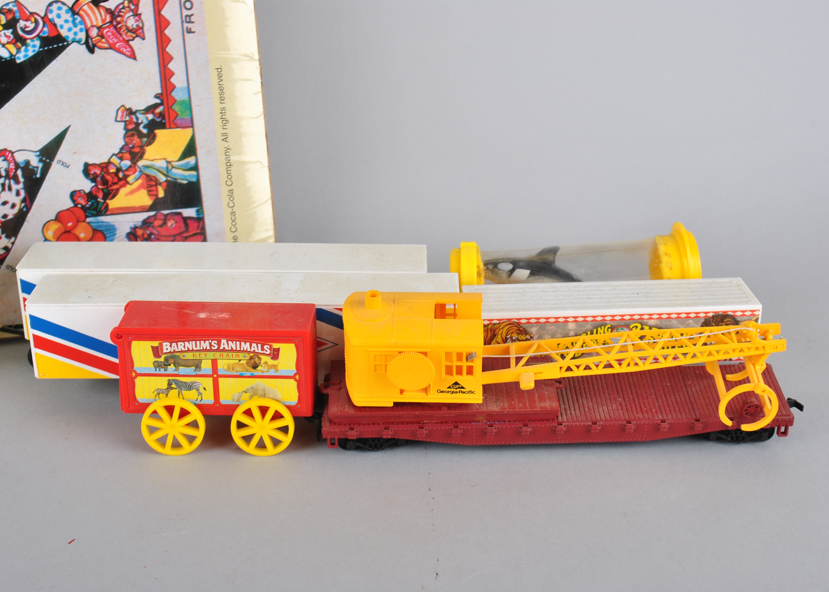 HO Scale Circus Theme Train Set